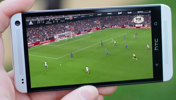 Aplicación para ver fútbol en directo en el móvil